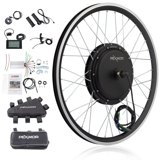 PEXMOR Electric Bike Conversion Kit  Ebike Wheel Electric Bicycle Hub Motor Kit 3 Modes Controller 36V 750W Ebike Conversion Kit