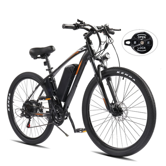 PEXMOR 27.5in 500W Electric Bike with Removable Battery for Adult