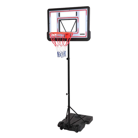 PEXMOR Portable Youth Basketball Hoop Goal System 5-7 FT Height Adjustable with Wheels