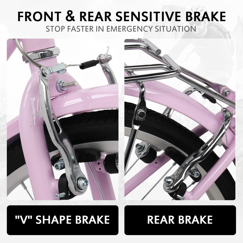Load image into Gallery viewer, 26&quot; Commuter Bike Women 7 Speeds Beach Cruiser Bike
