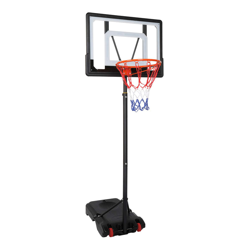 Load image into Gallery viewer, PEXMOR Portable Youth Basketball Hoop Goal System 5-7 FT Height Adjustable with Wheels
