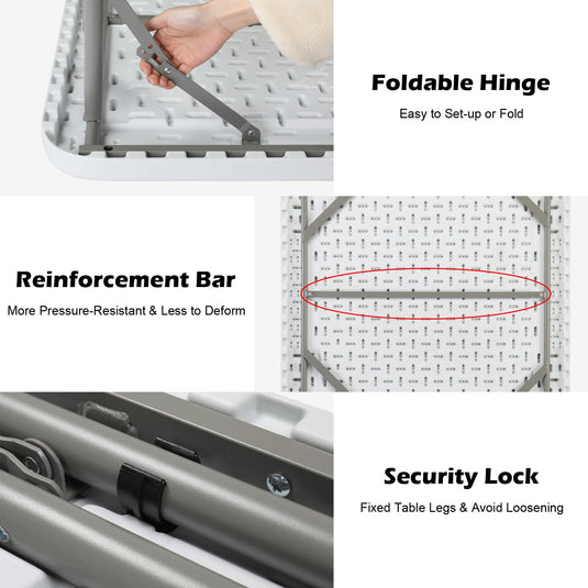 PEXMOR Portable 35" Folding Mahjong Table