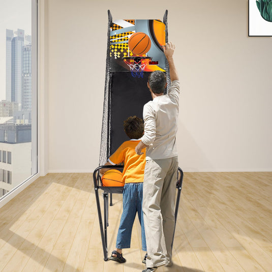 PEXMOR Indoor Foldable Electronic Basketball Arcade Game