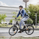 PEXMOR 26-Inch Electric Bike for Adults in Black/White