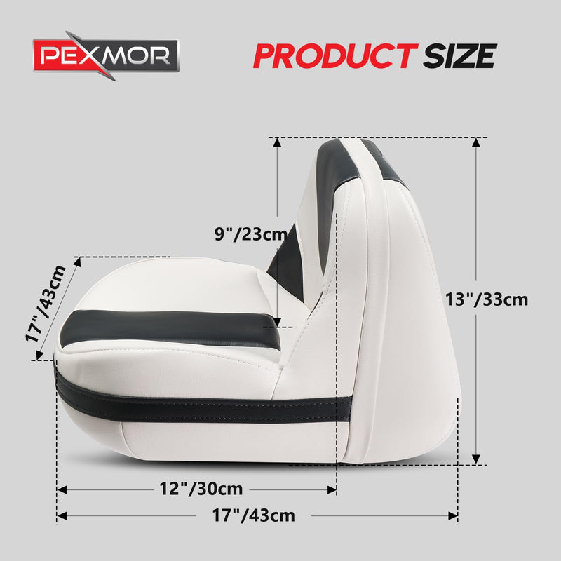 Load image into Gallery viewer, PEXMOR 2pc Fishing Boat Seats with Back Waterproof Soft Cushion
