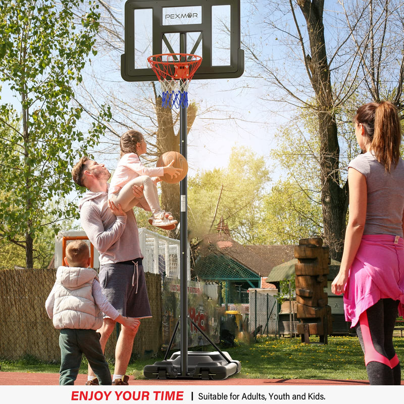 Load image into Gallery viewer, PEXMOR 44 Inch Basketball Hoop Outdoor 10 ft Adjustable
