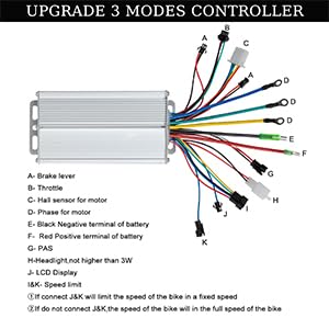 Load image into Gallery viewer, PEXMOR 26&quot; Electric Bike Conversion Kit Wheel Ebike Hub Motor Kit Upgrade 3 Mode Controller Wheel Kit
