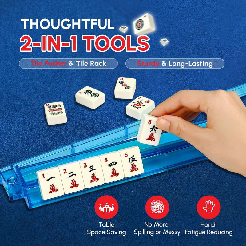 Load image into Gallery viewer, PEXMOR American Mahjong Game Set 166 Premium White American Mahjong Tile

