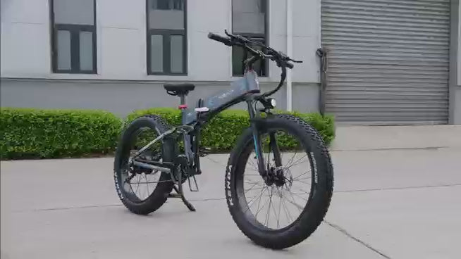 Load and play video in Gallery viewer, PEXMOR Foldable 26&quot; Adult Electric Mountain Bike 750W 30Mph
