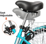 PEXMOR 24/26 Inch 7 SpeedAdult Tricycle Green/Red/Black/Blue