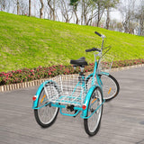PEXMOR 24/26 Inch 7 SpeedAdult Tricycle Green/Red/Black/Blue