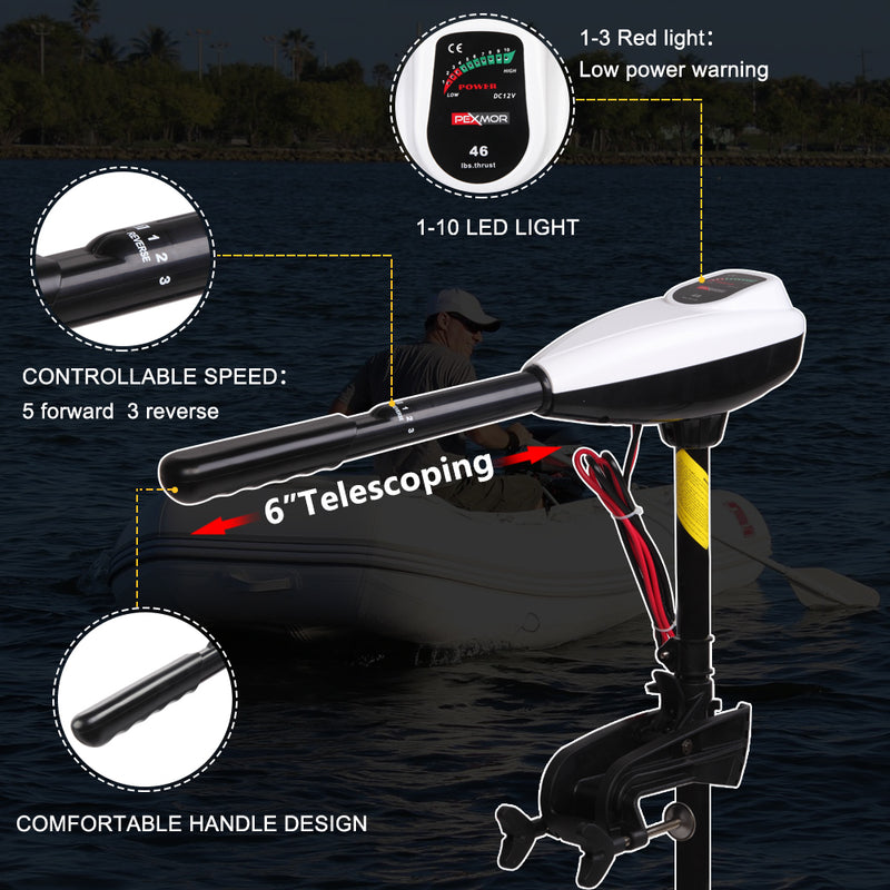 Load image into Gallery viewer, PEXMOR Electric Trolling Motors Thrust
