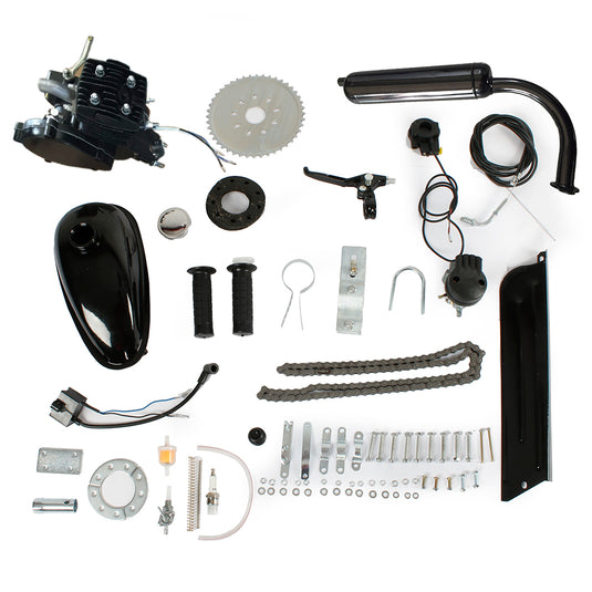 PEXMOR 2.2kW 80CC Bicycle Engine Conversion Kit in Stylish Silver/Black