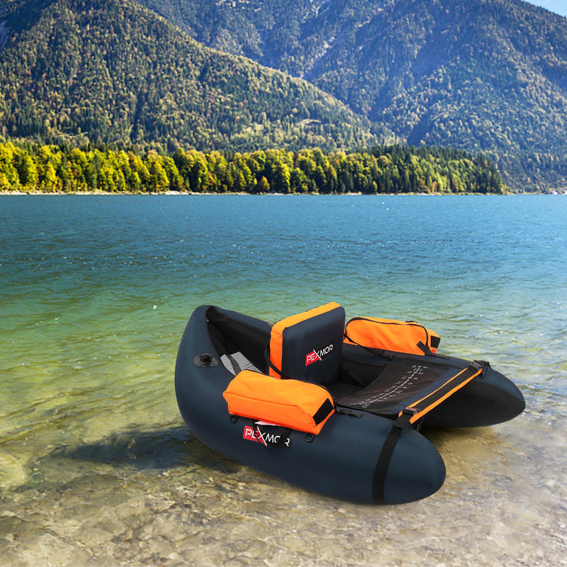 PEXMOR 350lbs Adjustable Inflatable Fishing Float Tube Blue/Camouflage –  Pexmor
