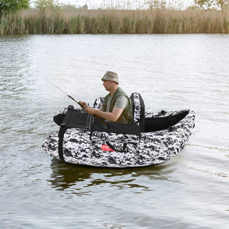 Load image into Gallery viewer, PEXMOR 350lbs Adjustable Inflatable Fishing Float Tube
