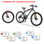 PEXMOR Outdoor Cycling Road Bike 27 Speed Bicycle 27.5 inch/26inch Mountain Bike Aluminum Alloy