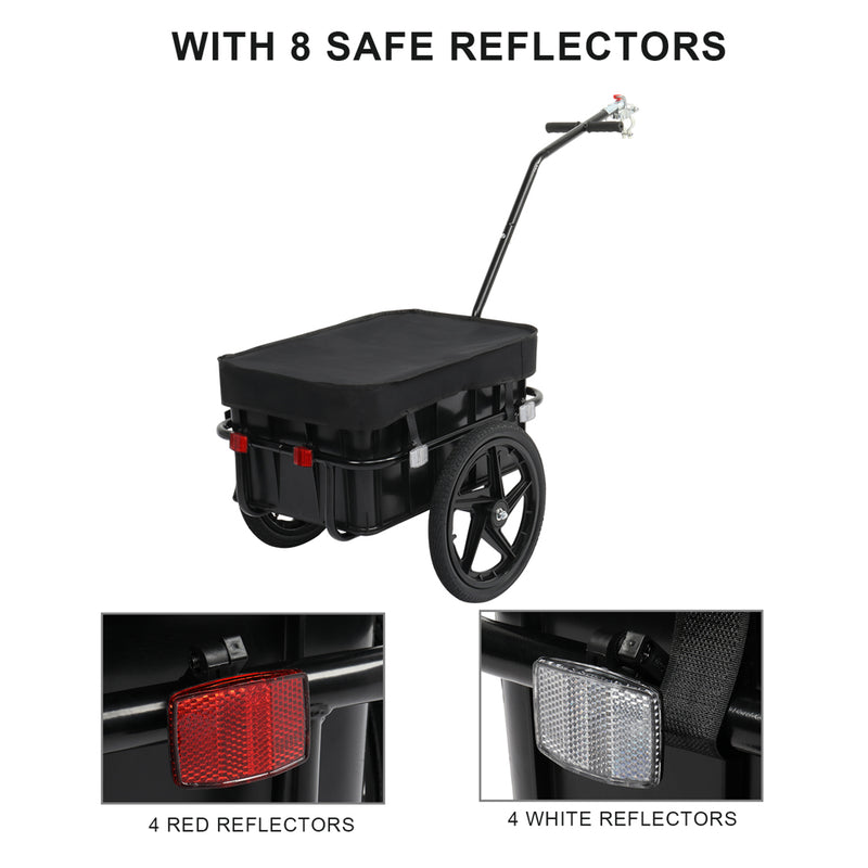 Load image into Gallery viewer, PEXMOR Bicycle Cargo Trailer with Removable Box and Waterproof Cover
