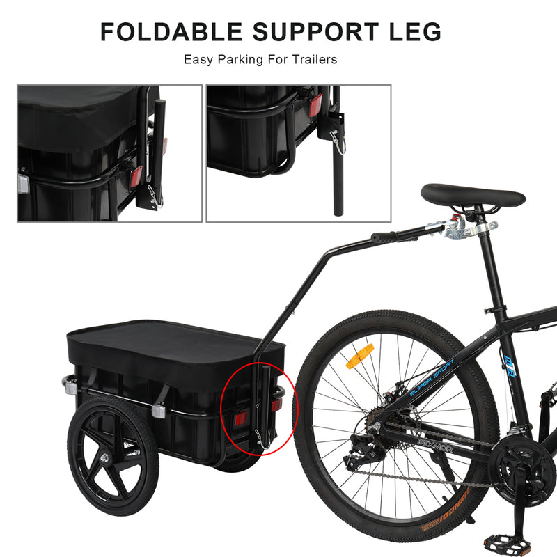 Load image into Gallery viewer, PEXMOR Bicycle Cargo Trailer with Removable Box and Waterproof Cover
