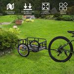 PEXMOR Foldable Bike Cargo Trailer with Universal Bike Hitch