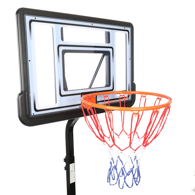 Load image into Gallery viewer, PEXMOR Portable Basketball Hoop 7-10FT Height Adjustable Goal System with Shatterproof PVC Backboard &amp; Fillable Base
