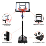 PEXMOR HY-B07S Portable Basketball Hoop Goal Height Adjustable