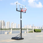 PEXMOR LX-B076 Portable Basketball Hoop Goal Height Adjustable