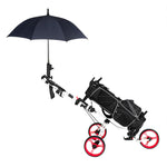 PEXMOR Portable 3 Wheel Folding Golf Push Cart Black/Blue/Green/Red