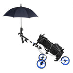 PEXMOR Portable 3 Wheel Folding Golf Push Cart Black/Blue/Green/Red
