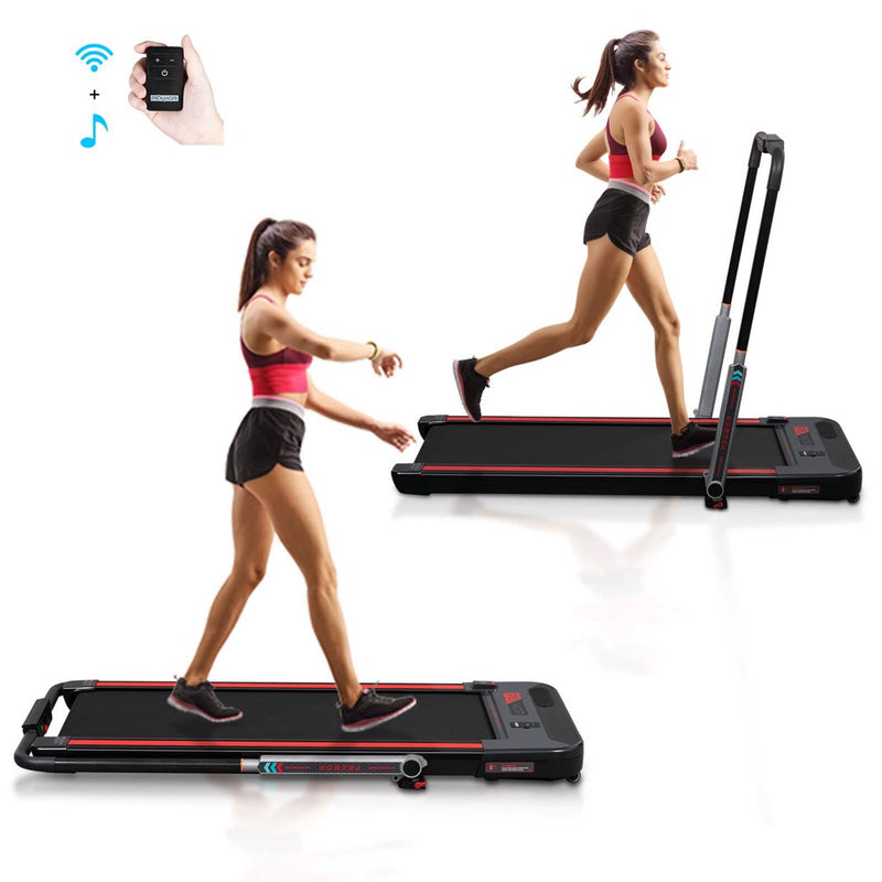 Load image into Gallery viewer, PEXMOR 560W 2 in 1 Folding Electric Treadmill Portable Walking Machine for Home
