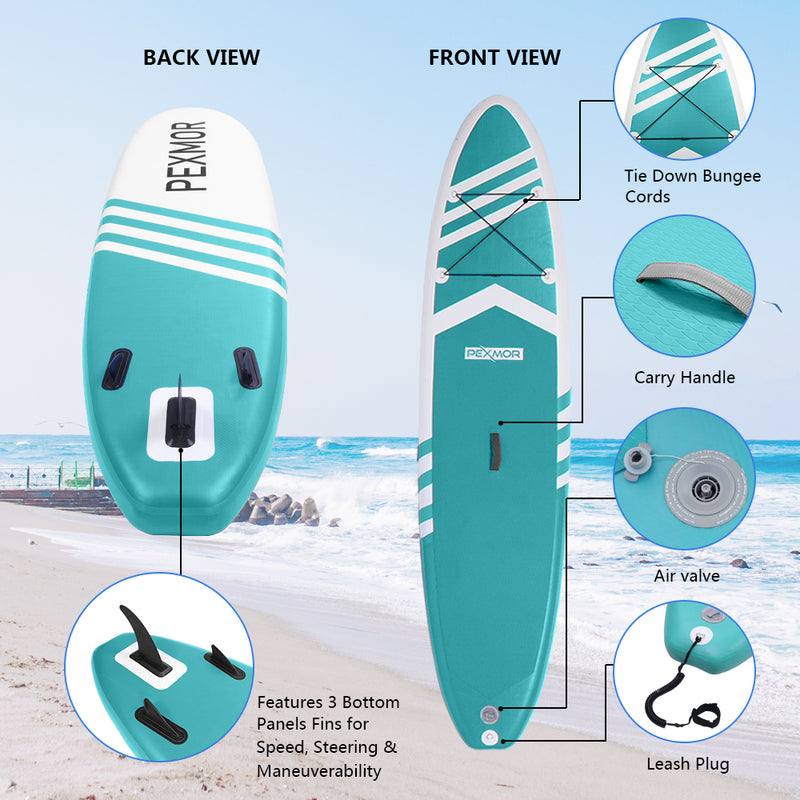 Load image into Gallery viewer, PEXMOR Inflatable Stand Up Paddle board SUP Aqua/Blue/Pink/Red
