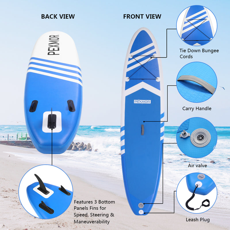 Load image into Gallery viewer, PEXMOR Inflatable Stand Up Paddle board SUP Aqua/Blue/Pink/Red
