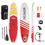 PEXMOR Inflatable Stand Up Paddle board SUP Aqua/Blue/Pink/Red