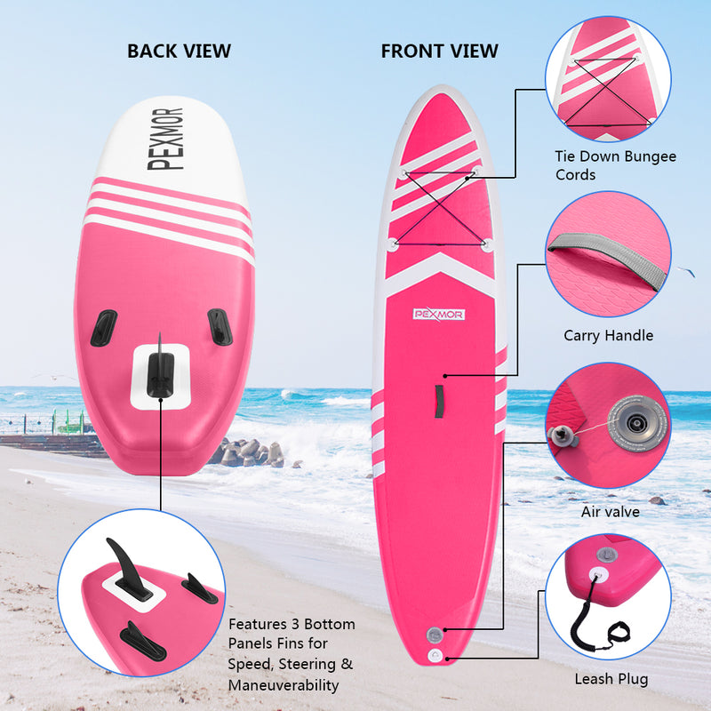 Load image into Gallery viewer, PEXMOR Inflatable Stand Up Paddle board SUP Aqua/Blue/Pink/Red
