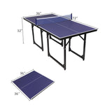 PEXMOR Mid-Size Kids Indoor Table Tennis Table