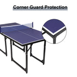 PEXMOR Mid-Size Kids Indoor Table Tennis Table