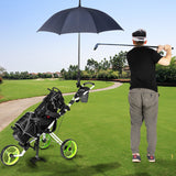 PEXMOR Portable 3 Wheel Folding Golf Push Cart Black/Blue/Green/Red