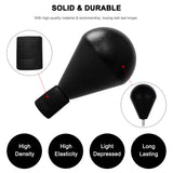 PEXMOR Height Adjustable Freestanding Punching Reflex Bag with Stand Black