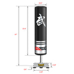 PEXMOR 47inch Kids Freestanding Punching Heavy Boxing Bag with Suction Cup Steel Base Stand Black