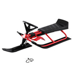 PEXMOR Twin Brakes Snow Racer Sled Red & Black
