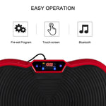 PEXMOR JF-CFM15 Home Slimming Machine with LCD Screen & Bluetooth Red