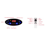 PEXMOR JF-CFM20 Home Slimming Machine with LCD Screen & Bluetooth Red