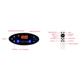 PEXMOR JF-CFM20 Home Slimming Machine with LCD Screen & Bluetooth Red