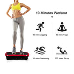 PEXMOR JF-CFM20 Home Slimming Machine with LCD Screen & Bluetooth Red