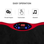 PEXMOR JF-CFM20 Home Slimming Machine with LCD Screen & Bluetooth Red