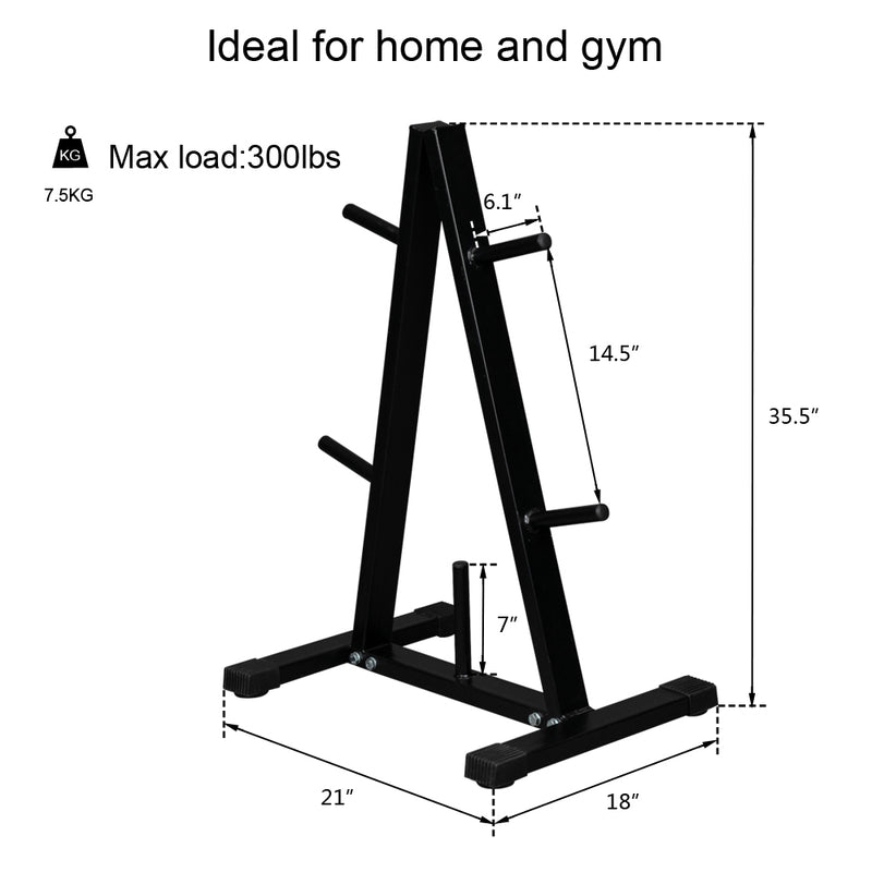 Load image into Gallery viewer, PEXMOR 1in  Weight Plate Stand Rack
