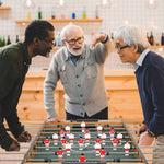 PEXMOR 48inch Foosball Table with Cup Holders Wood Color