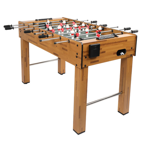 PEXMOR 48inch Foosball Table with Cup Holders Wood Color