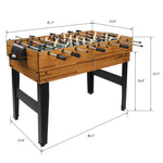 PEXMOR 48inch 10 in 1 Multifunctional Game Table Wood Color