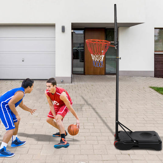 PEXMOR Portable Basketball Hoop Goal System5-7 FT Height Adjustable