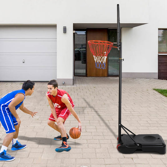 PEXMOR Wall-Mount Basketball Backboard Hoops Goals Rim Combo Kit